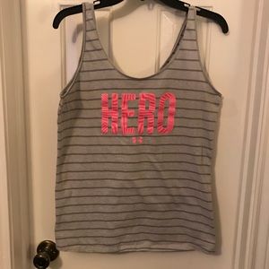 Under Armor UA Breast Cancer Tank Top Medium VGC